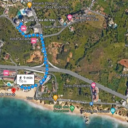 Vau Beach-Sea View-Ac-600M To Vau Beach-Pool Portimão